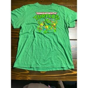 Turtle Shirt, Men's Size Large, Green, Teenage Mutant Ninja Turtles TMNT